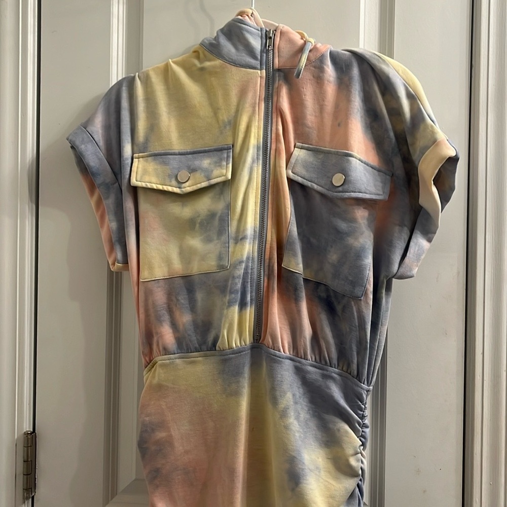 Cotton candy bodycon dress